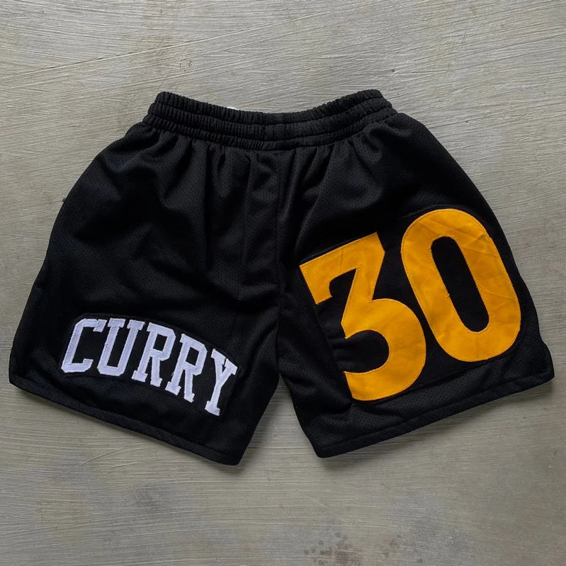 S.Curry BasketBall Print Shorts