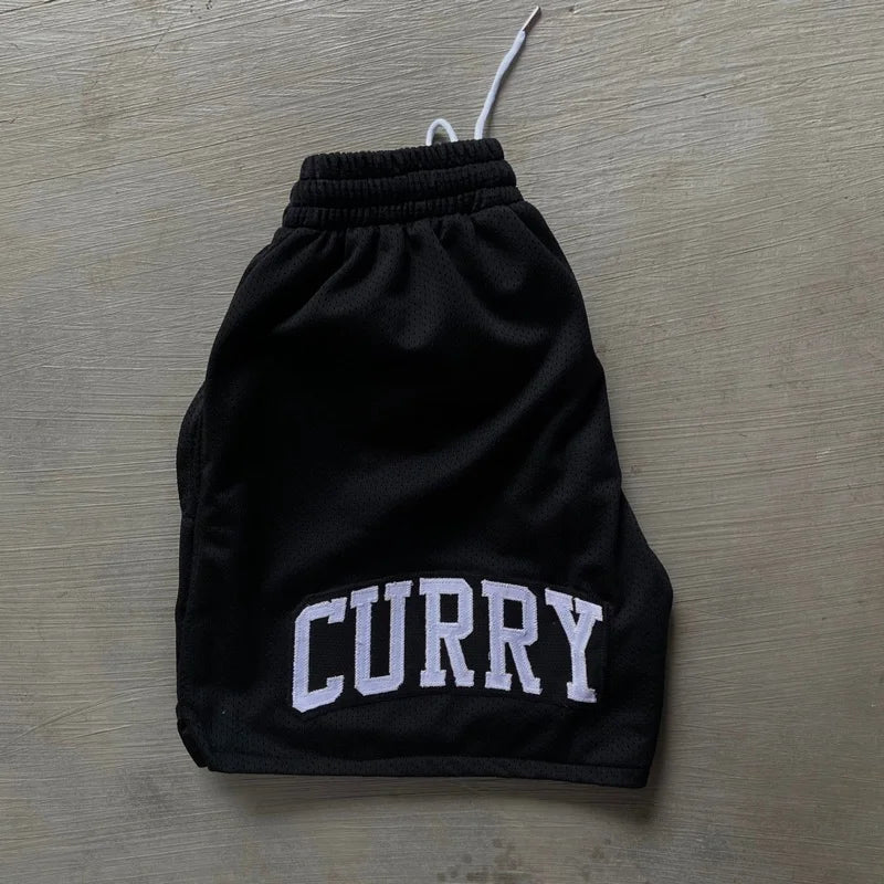 S.Curry BasketBall Print Shorts