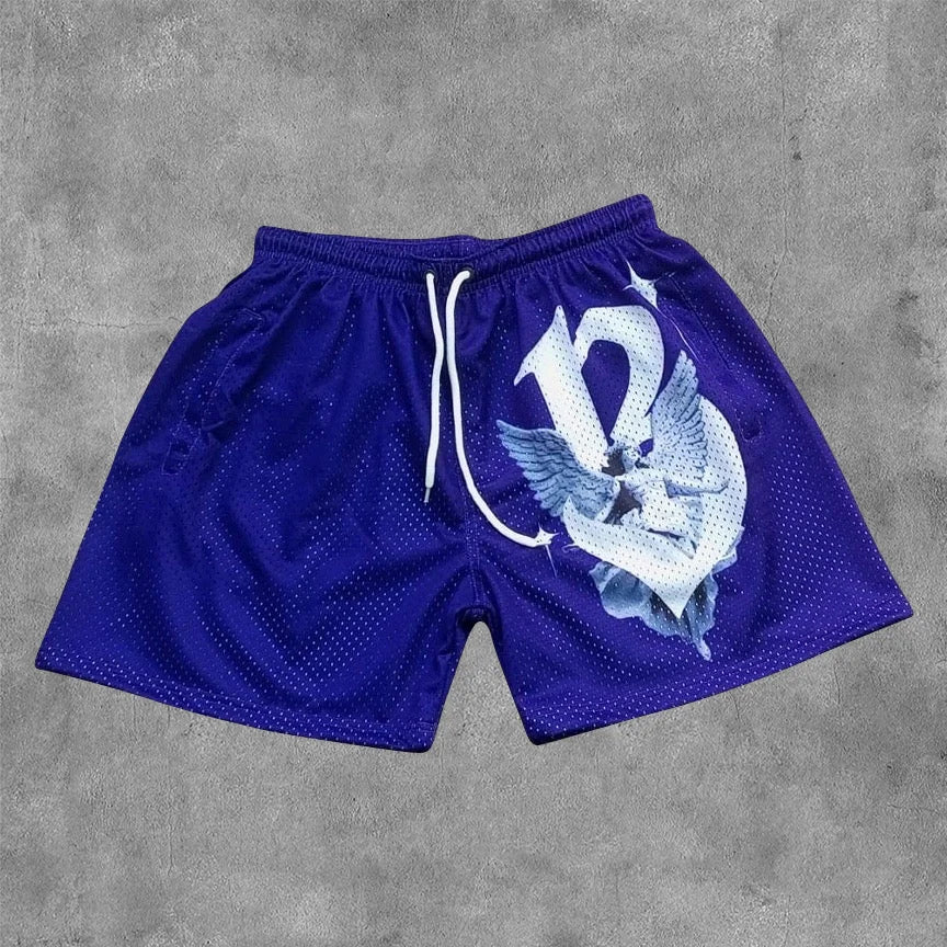 Fashion Angel Print Tee Shorts
