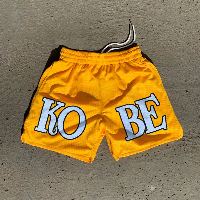 K.Bryant Lakers Basketball Tee shorts