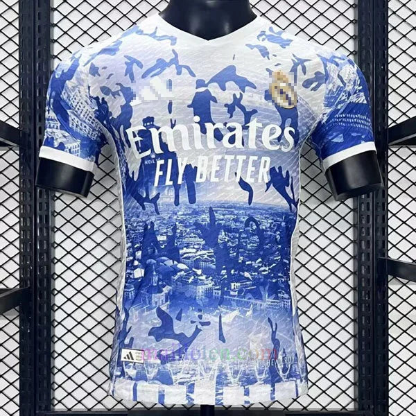 Real Madrid Blue & White Special Jersey