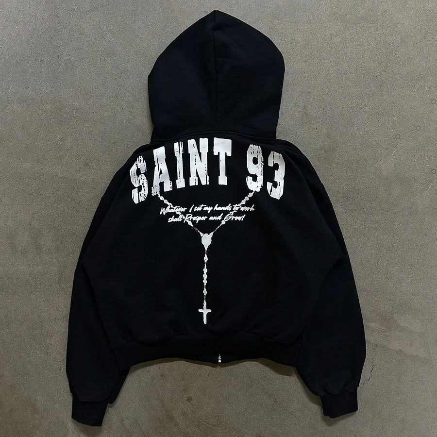 Saint 93 Print Hoodie