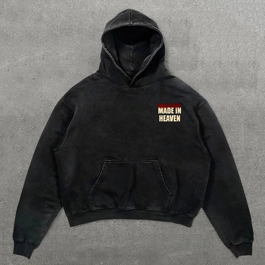 Jesus Made In Heaven Print Hoodie